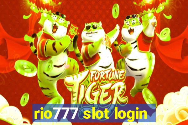 rio777 slot login