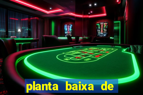 planta baixa de campo de futebol society