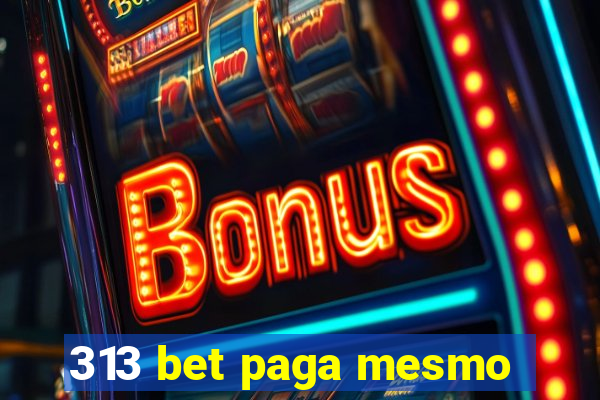 313 bet paga mesmo