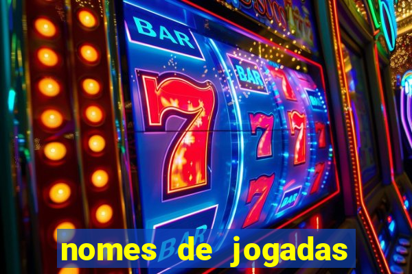 nomes de jogadas de poker