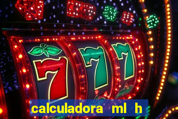 calculadora ml h para mcg kg min