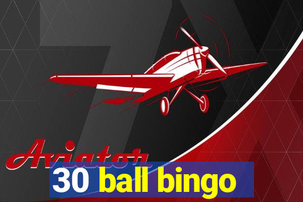 30 ball bingo