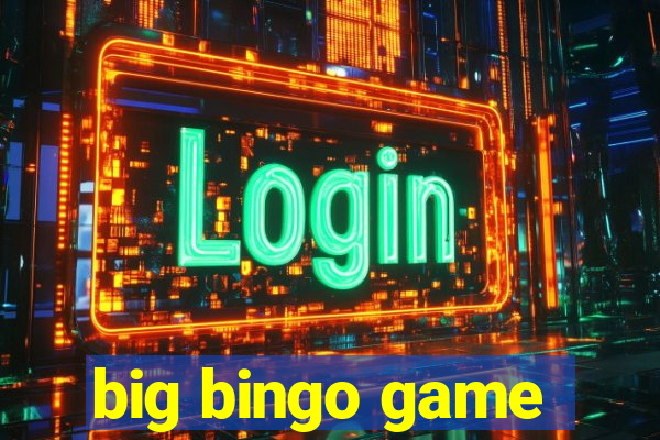 big bingo game