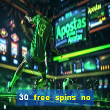 30 free spins no deposit casino