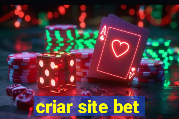 criar site bet