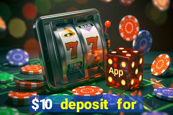 $10 deposit for crypto casino