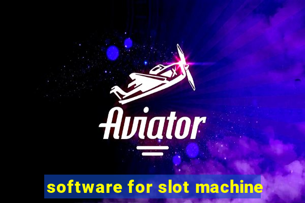 software for slot machine