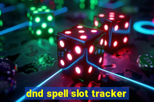 dnd spell slot tracker