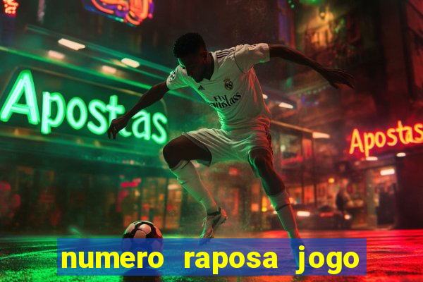 numero raposa jogo do bicho