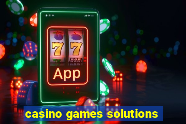 casino games solutions