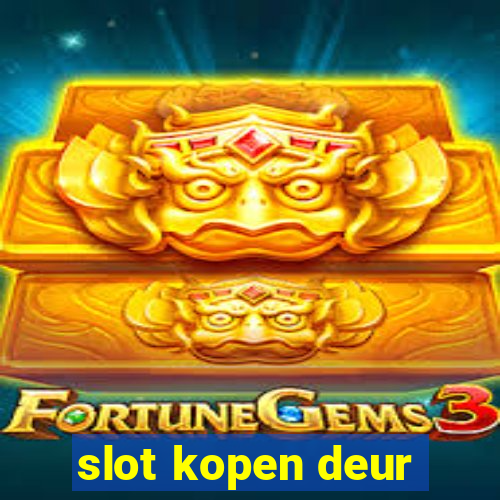 slot kopen deur